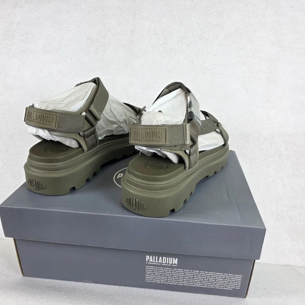 Palladium Pallacruise Strap Women's Size 9.5 Dusky Green New in ‎ Box